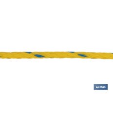 CARRETE CUERDA NÁUTICA MULTIUSOS 10 MM 100 M AMARILLO/AZUL (PACK: 1 UDS)