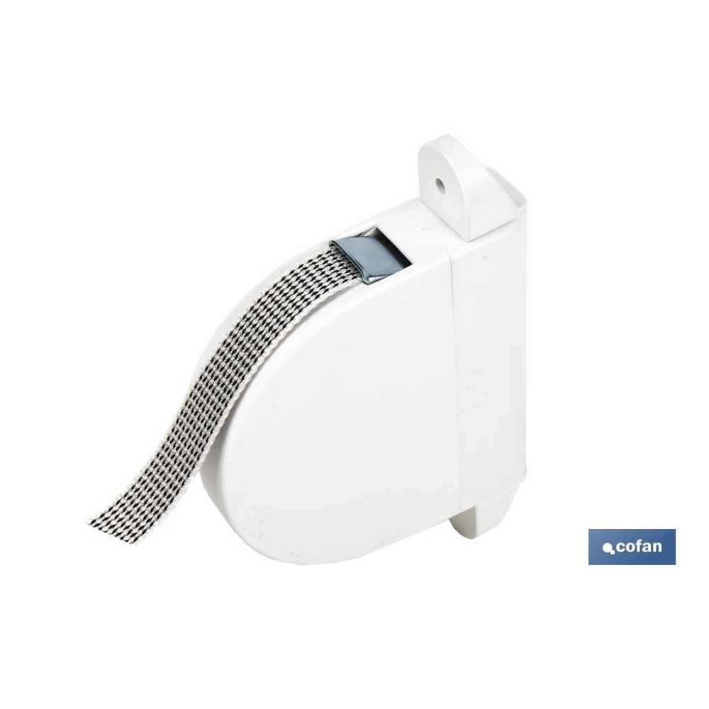 RECOGEDOR ABATIBLE PERSIANA BLANCO 6MX14 MM (PACK: 1 UDS)