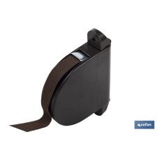 RECOGEDOR ABATIBLE PERSIANA MARRÓN 6MX14 MM (PACK: 1 UDS)