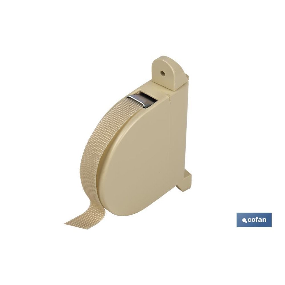 RECOGEDOR ABATIBLE PERSIANA MARFIL 6MX14 MM (PACK: 1 UDS)