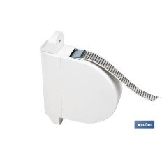 RECOGEDOR ABATIBLE PERSIANA BLANCO 6MX18 MM (PACK: 1 UDS)