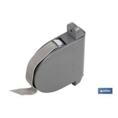 RECOGEDOR ABATIBLE PERSIANA GRIS 6MX18 MM (PACK: 1 UDS)