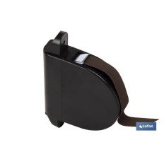 RECOGEDOR ABATIBLE PERSIANA NEGRO 6MX18 MM (PACK: 1 UDS)