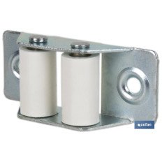PASACINTAS METÁLICO CON RODILLO DE NYLON 31X65 MM (PACK: 20 UDS)