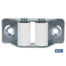 PASACINTAS METÁLICO CON RODILLO DE NYLON 31X65 MM VENTA UNITARIA (PACK: 1 UDS)