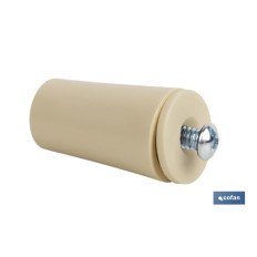TOPE PERSIANA 40 MM MARFIL CON TORNILLO M-6 (PACK: 20 UDS)