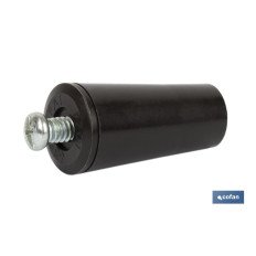 TOPE PERSIANA 40 MM MARRÓN CON TORNILLO M-6 (PACK: 20 UDS)