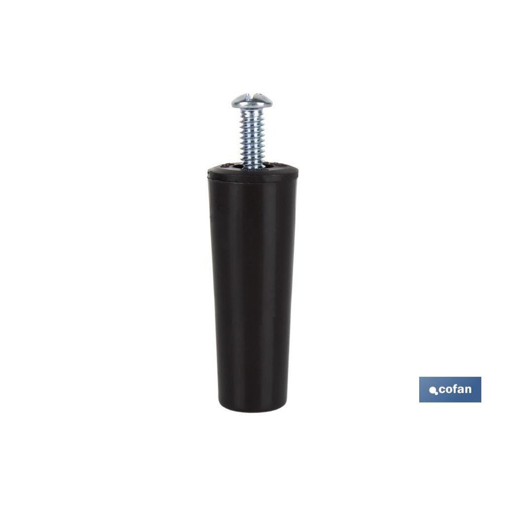 TOPE PERSIANA 60 MM MARRÓN CON TORNILLO M-6 VENTA UNITARIA (PACK: 1 UDS)