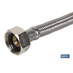 CONEXIÓN FLEXIBLE INOX H1/2- H1/2 25 CM. (PACK: 1 UDS)