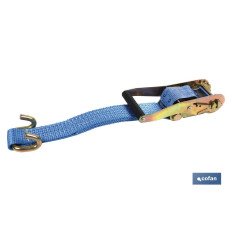 RACHET + 0,5 MTS CINTA 1500 KGS + GANCHO ABIERT (PACK: 1 UDS)