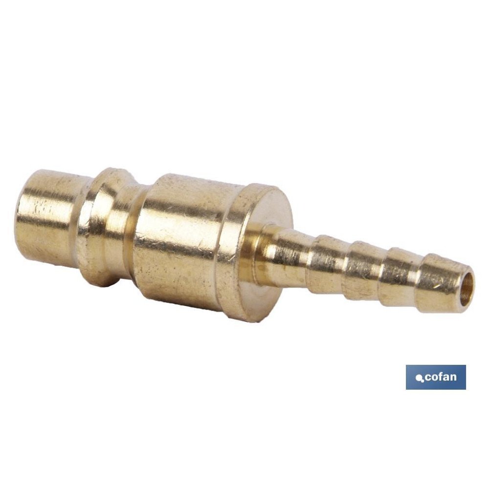 CONECTOR AIRE ESPIGA TUBO 6mm GRAN CAUDAL (PACK: 1 UDS)