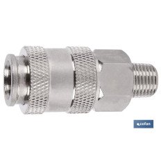 ENCHUFE RAPIDO UNIVERSAL MACHO 1/4" (PACK: 1 UDS)