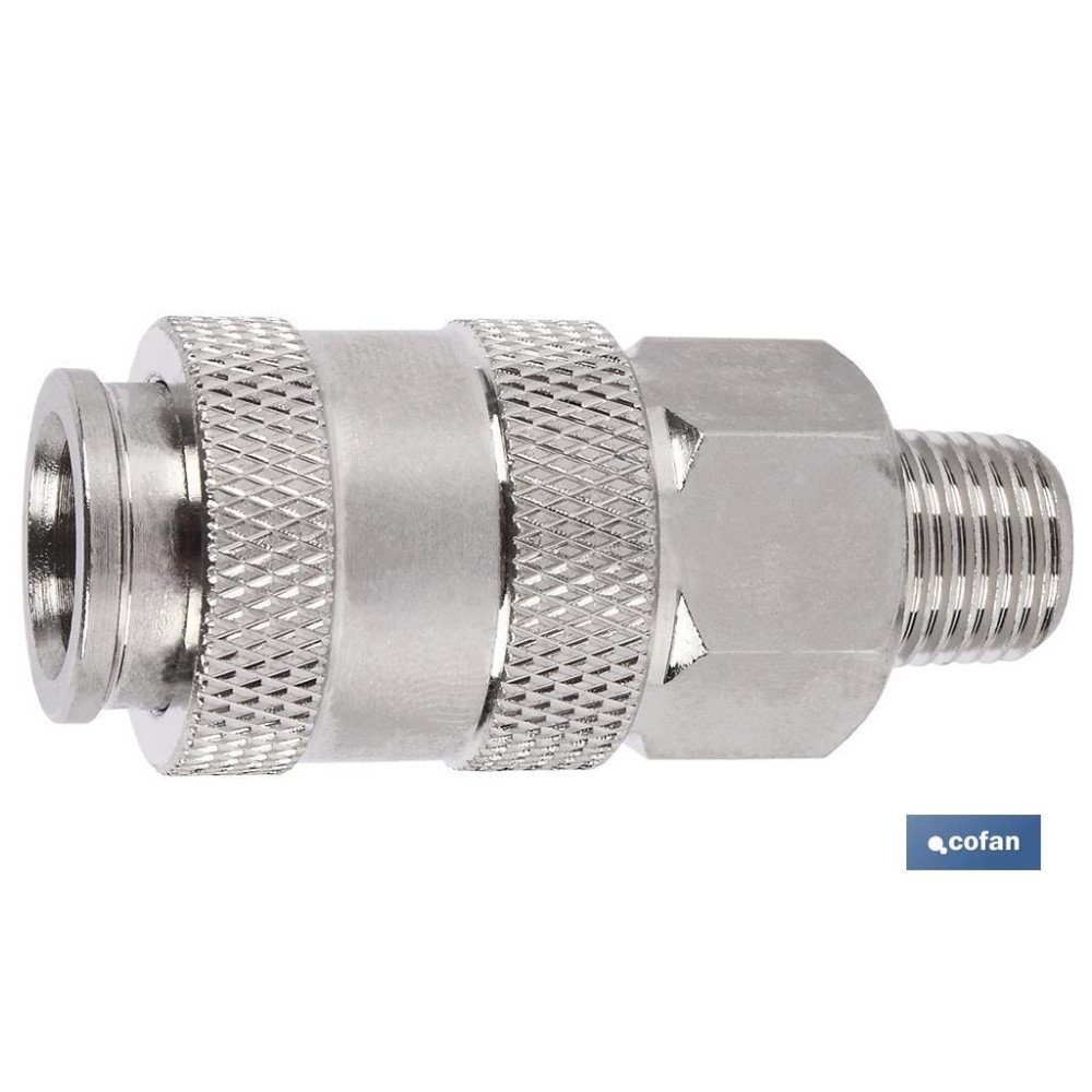 ENCHUFE RAPIDO UNIVERSAL MACHO 1/4" (PACK: 1 UDS)