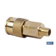 ENCHUFE RAPIDO MACHO 3/8 GRAN CAUDAL (PACK: 1 UDS)