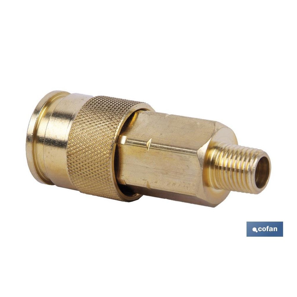 ENCHUFE RAPIDO MACHO 3/8 GRAN CAUDAL (PACK: 1 UDS)