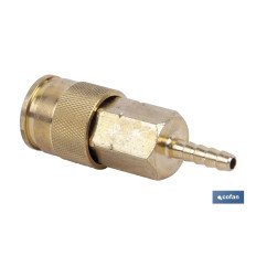 ENCHUFE RAPIDO ESPIGA TUBO 13 MM GRAN CAUDAL (PACK: 1 UDS)