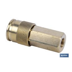 ENCHUFE RAPIDO HEMBRA 1/2 GRAN CAUDAL (PACK: 1 UDS)