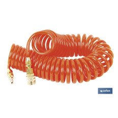 ESPIRAL 7,5MTS. R-1/4 MANGUERA AIRE 8X12 (PACK: 1 UDS)