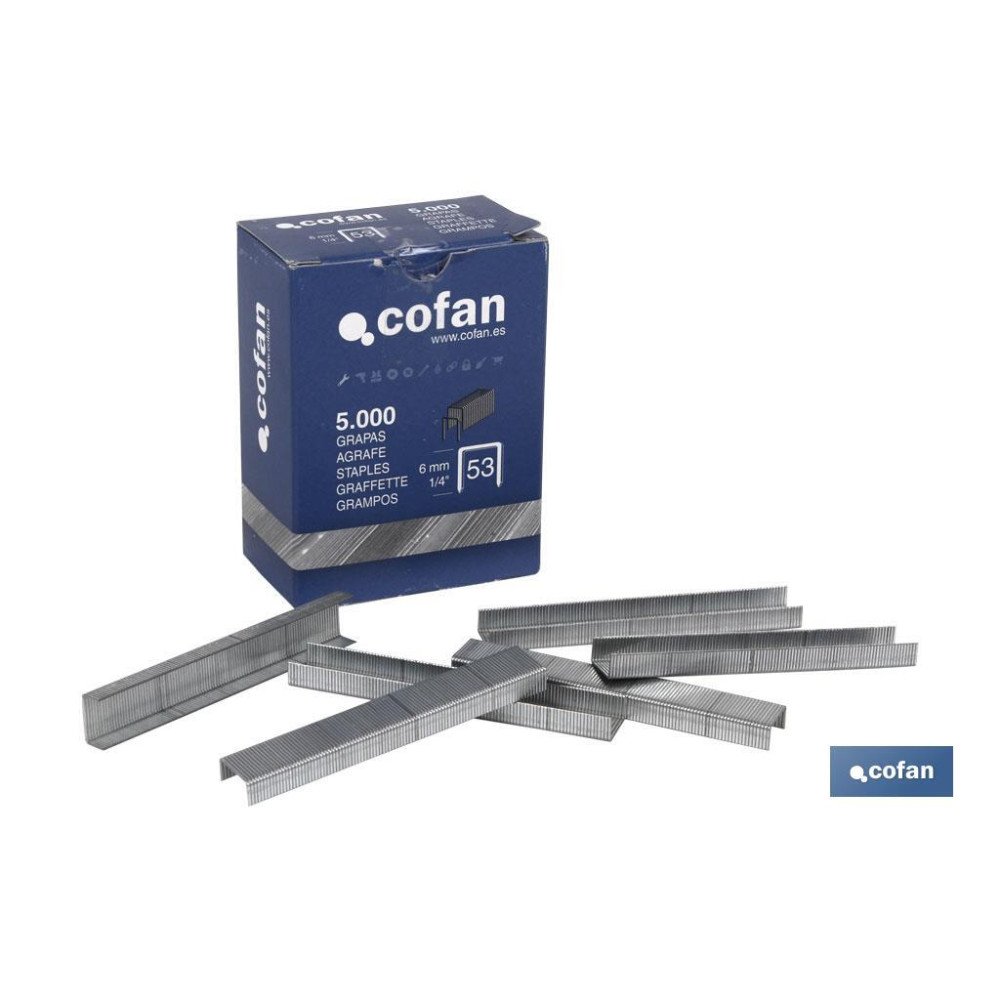 CAJA DE GRAPAS 53/12MM (5.000 PCS) (PACK: 1 UDS)