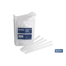 COLA TERMOFUSIBLE BARRAS Ø12/200MM TRANSP. 1KG (PACK: 1 UDS)