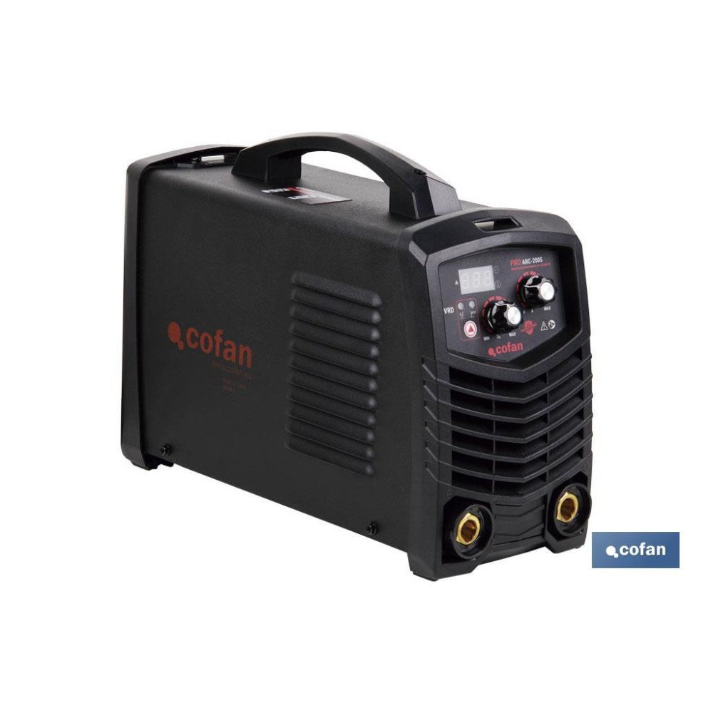 SOLDADOR INVERTER ELÉCTRICO MMA 200A (PACK: 1 UDS)