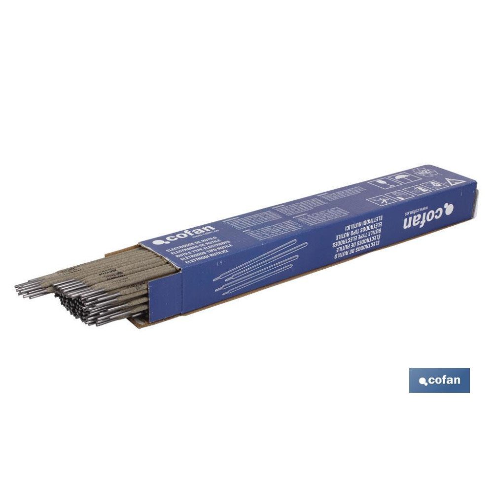 ELECTRODOS DE RUTILO E-6013 Ø2.5MM 145 UDS (PACK: 6 UDS)