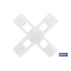 CRUCETA PARA ALICATADO 8,0 MM 100 UDS (PACK: 1 UDS)