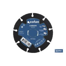 DISCO ESPECIAL DE CARBURO PARA MATERIALES BLANDOS Ø115X1 MM (PACK: 1 UDS)