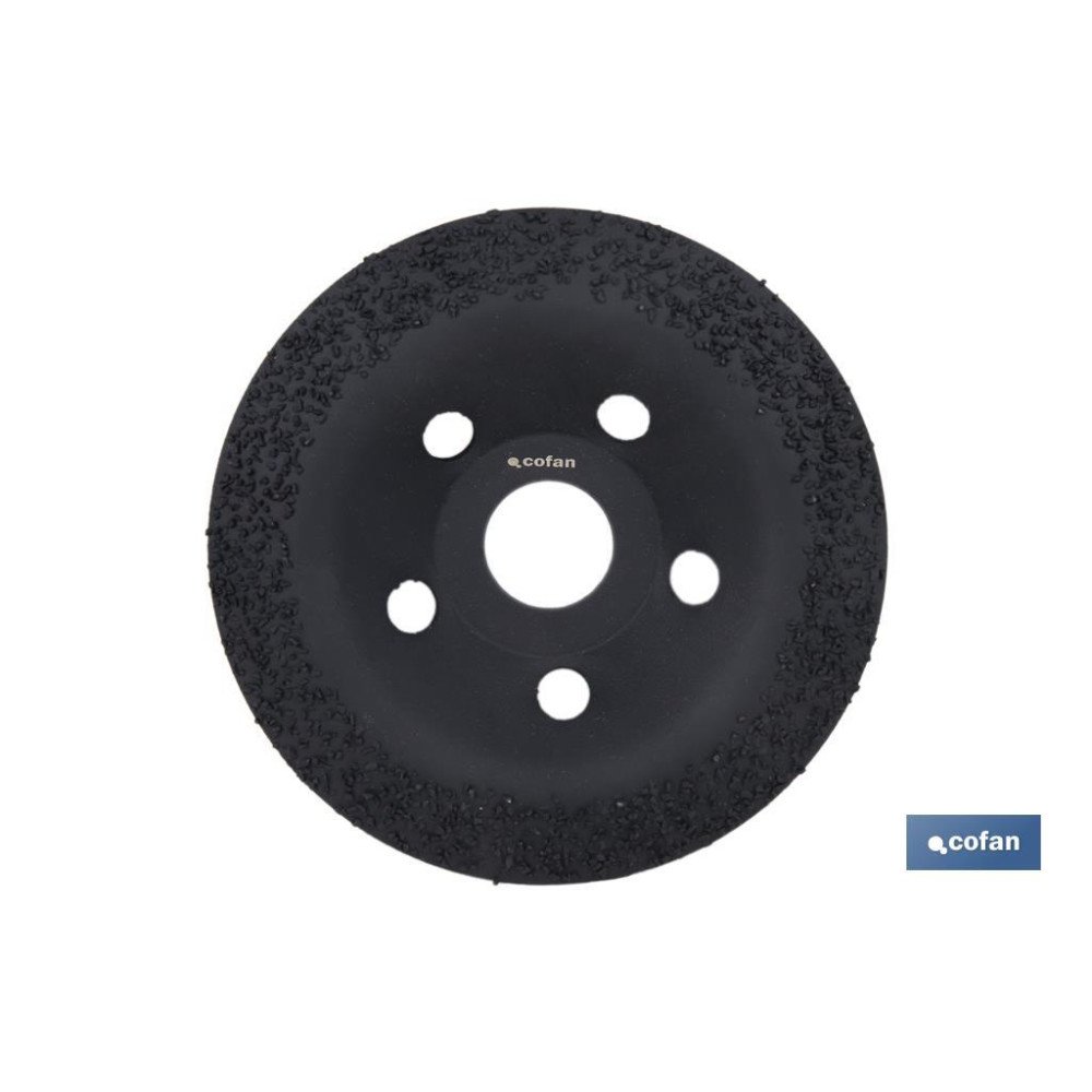 PLATO RECTIFICADOR CARBURO DE TUNGSTENO MULTIMATERIALES Ø115 X 22,23 GRANO MEDIO (PACK: 1 UDS)