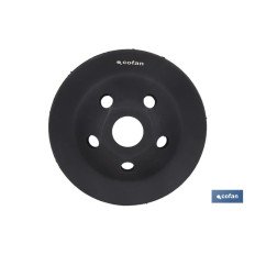 PLATO RECTIFICADOR CARBURO DE TUNGSTENO MULTIMATERIALES Ø115 X 22,23 GRANO MEDIO (PACK: 1 UDS)