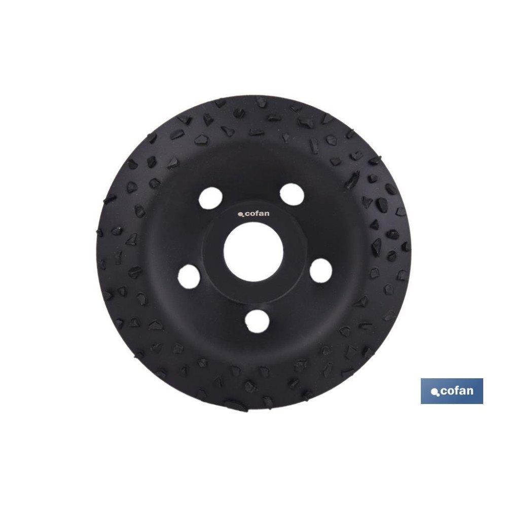 PLATO RECTIFICADOR CARBURO DE TUNGSTENO MULTIMATERIALES Ø115 X 22,23 GRANO GRUESO (PACK: 1 UDS)