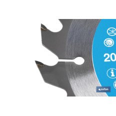 DISCO DE SIERRA CIRCULAR PARA MADERA Ø140 X 2,5 X 20 MM, 20 DIENTES (PACK: 1 UDS)
