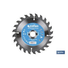 DISCO DE SIERRA CIRCULAR PARA MADERA Ø150 X 2,5 X 20 MM, 24 DIENTES (PACK: 1 UDS)