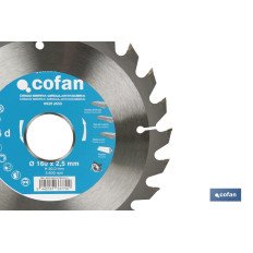 DISCO DE SIERRA CIRCULAR PARA MADERA Ø160 X 2,5 X 30 MM, 24 DIENTES (PACK: 1 UDS)