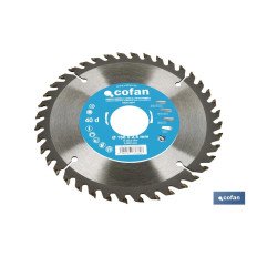 DISCO DE SIERRA CIRCULAR PARA MADERA Ø160 X 2,5 X 30 MM, 40 DIENTES (PACK: 1 UDS)