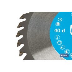 DISCO DE SIERRA CIRCULAR PARA MADERA Ø160 X 2,5 X 30 MM, 40 DIENTES (PACK: 1 UDS)