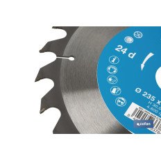 DISCO DE SIERRA CIRCULAR PARA MADERA Ø235 X 2,8 X 30 MM, 24 DIENTES (PACK: 1 UDS)