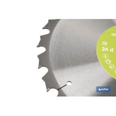 DISCO DE SIERRA INGLETADORA PARA MADERA/METAL Ø315 X 2,2 X 30 MM, 24 DIENTES (PACK: 1 UDS)