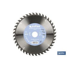 DISCO DE SIERRA INGLETADORA PARA MADERA Ø250 X 3,2 X 30 MM, 40 DIENTES (PACK: 1 UDS)