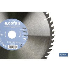 DISCO DE SIERRA INGLETADORA PARA MADERA Ø350 X 3,5 X 30 MM, 56 DIENTES (PACK: 1 UDS)