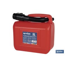 BIDÓN DE COMBUSTIBLE 5 L VENTA UNITARIA (PACK: 1 UDS)
