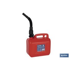 BIDÓN DE COMBUSTIBLE 5 L VENTA UNITARIA (PACK: 1 UDS)