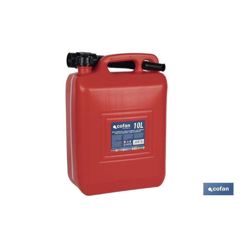 BIDÓN DE COMBUSTIBLE 10 L VENTA UNITARIA (PACK: 1 UDS)