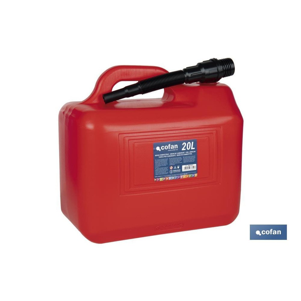 BIDÓN DE COMBUSTIBLE 20 L VENTA UNITARIA (PACK: 1 UDS)
