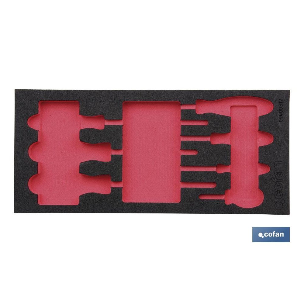 SEPARADOR ESPUMA (1/3 CAJON) DEST. PH (PACK: 1 UDS)