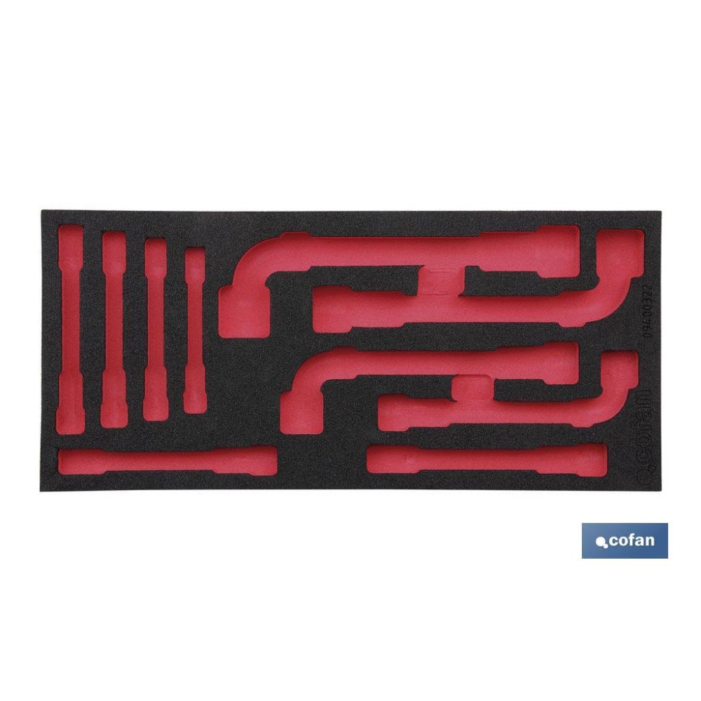 SEPARADOR ESPUMA (1/3 CAJON) LLAVES PIPA (PACK: 1 UDS)