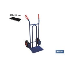 CARRETILLA DE ALMACÉN CON PALA FIJA 1100 X 530 X 560 MM (PACK: 1 UDS)