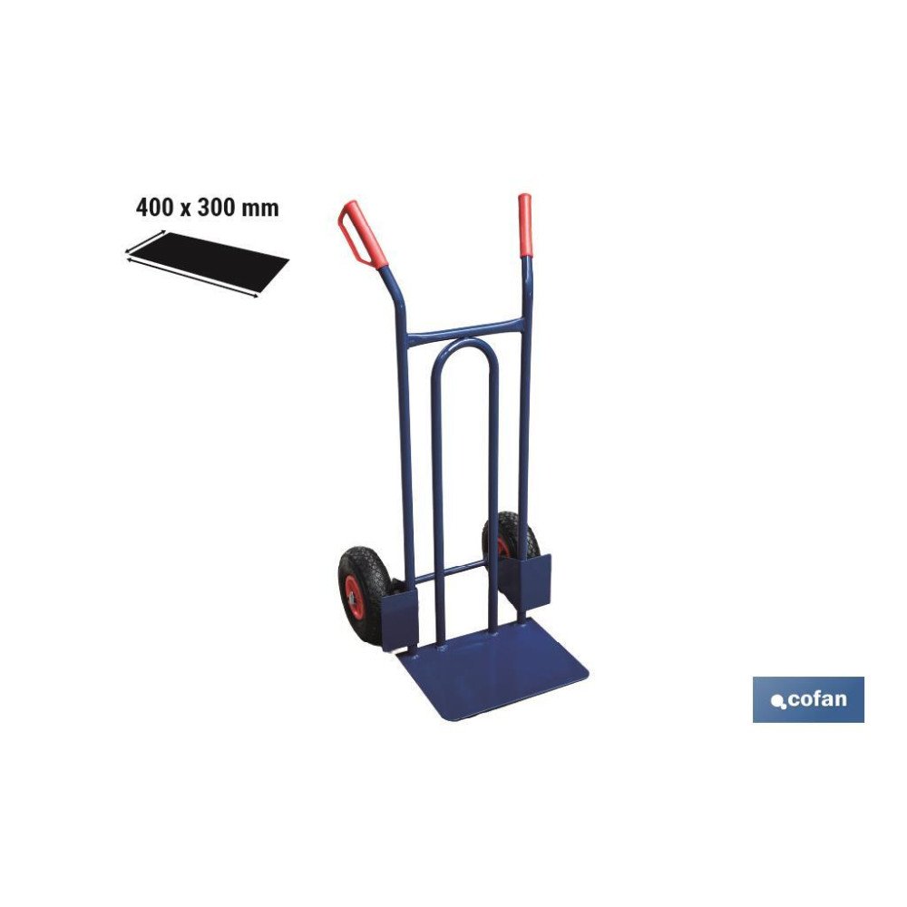 CARRETILLA DE ALMACÉN CON PALA FIJA 1100 X 530 X 560 MM (PACK: 1 UDS)