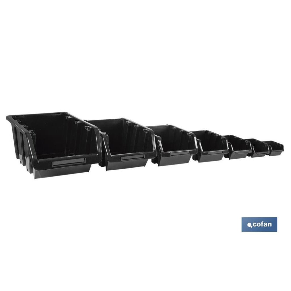 GAVETA NEGRA 230 X 160 X 120 MM (PACK: 1 UDS)