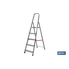 ESCALERA ALUMINIO 2 PELDAÑOS Y 0,41 M ALTURA ÚTIL (PACK: 1 UDS)